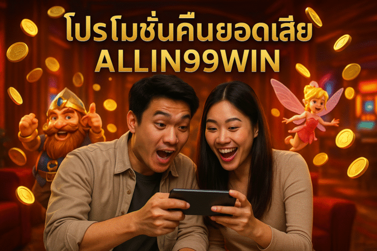 โปรโมชั่นคืนยอดเสีย ALLIN99WIN